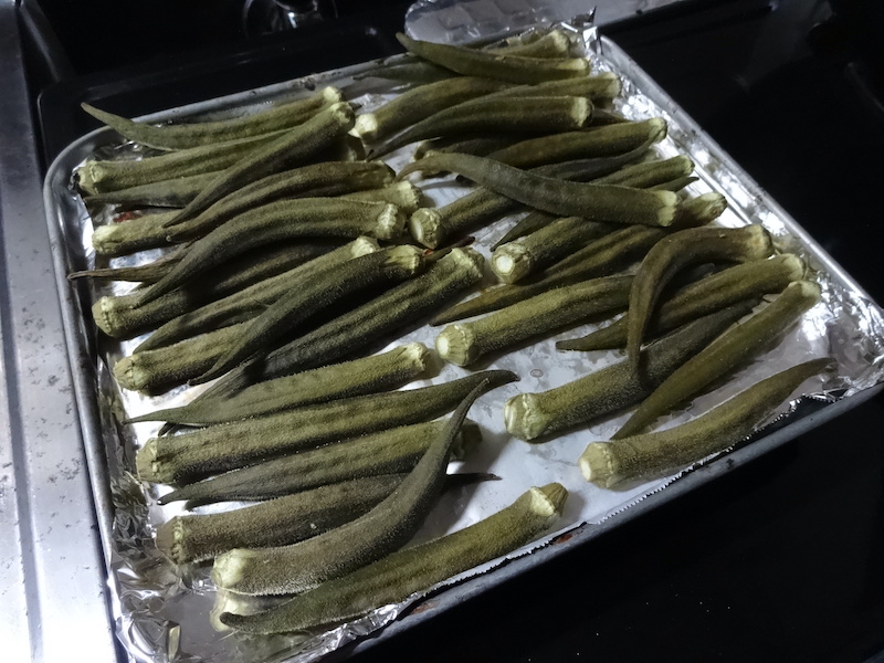 オクラ 素焼き 自然菜 無添加栽培